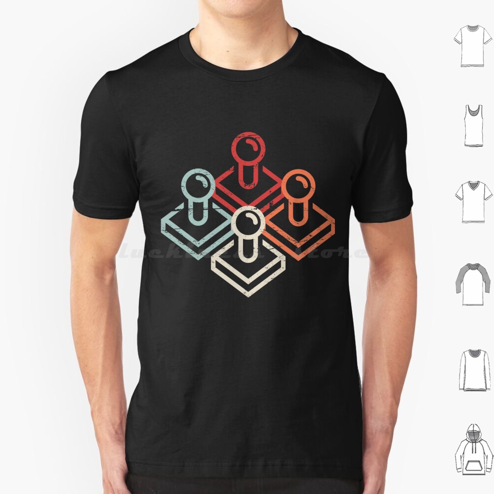 Arcade No - Retro gamer arcade joysticks t camisa