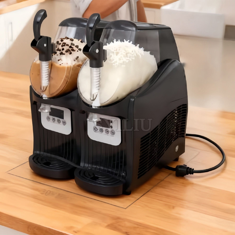 Slushie Machine Vending - Máquina de Slushy, 4L, Cilindro Duplo,