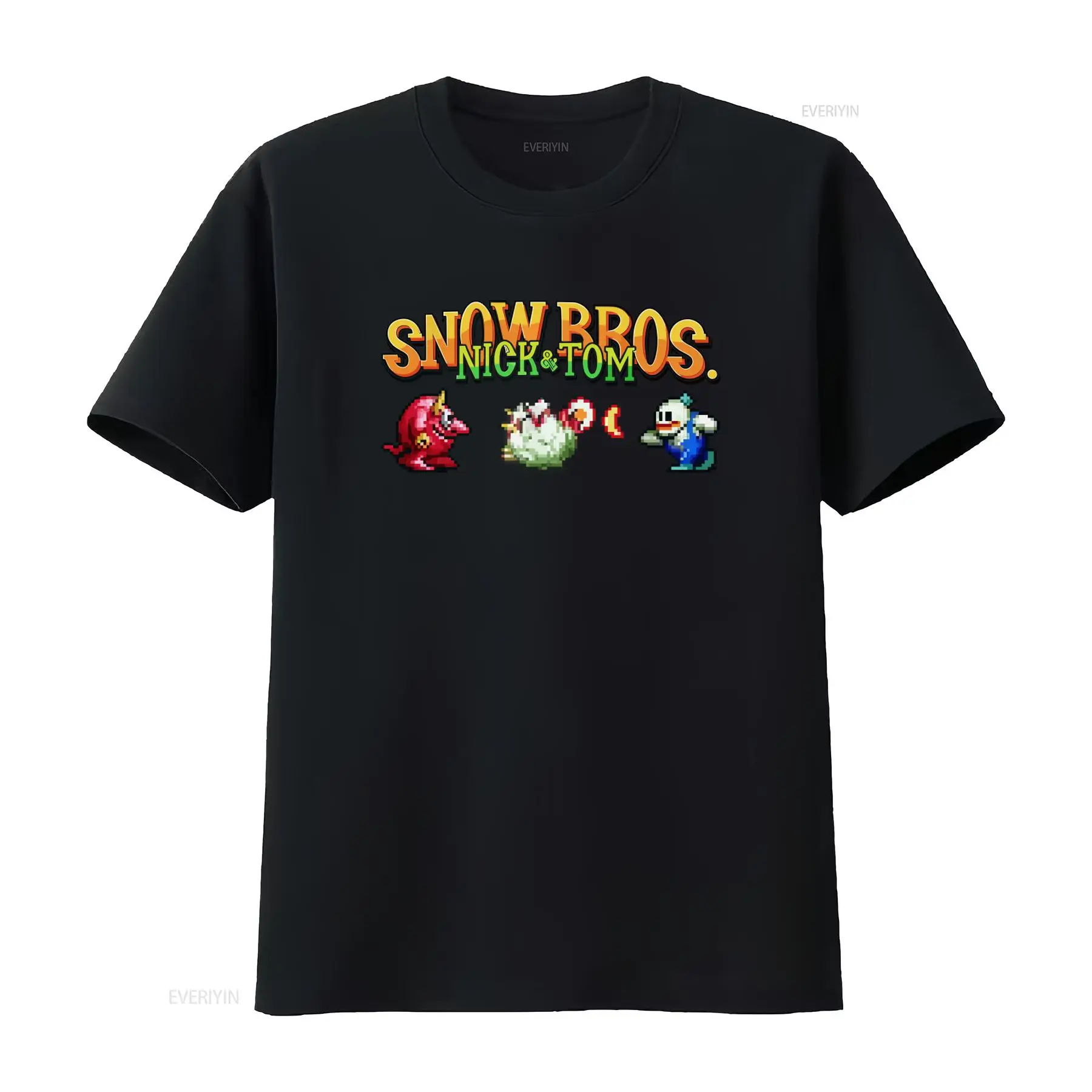 Arcade No - Camiseta Snow Bros Retro Arcade 80s