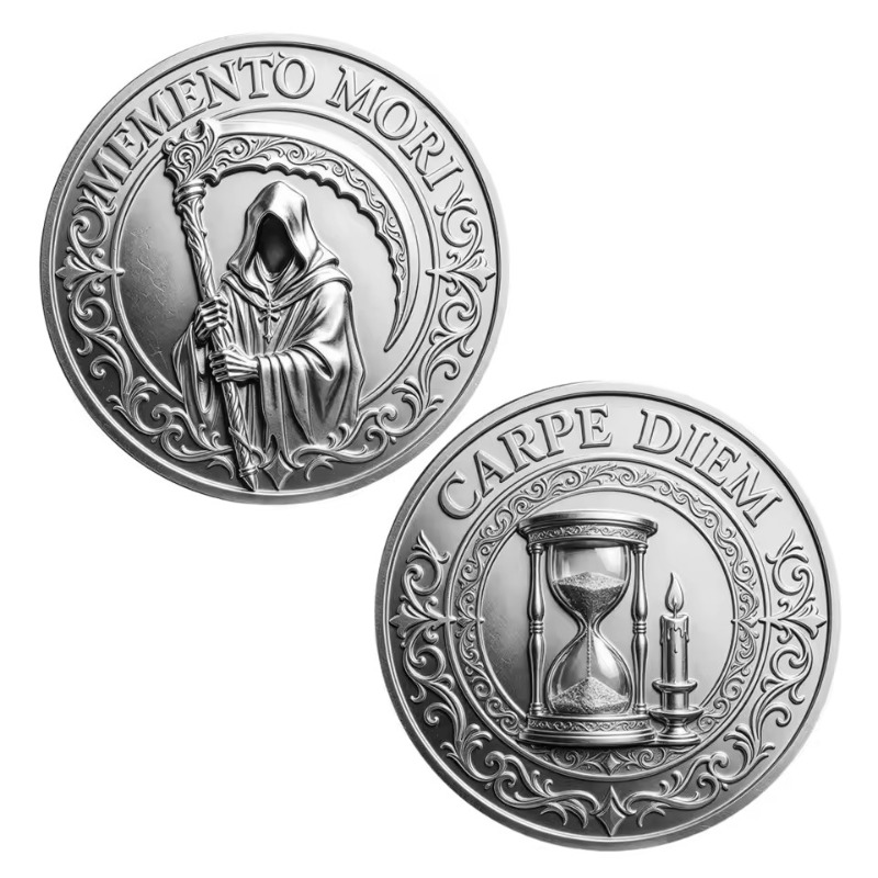 Token Coin Mechanism - Moeda de Metal Banhada a Ouro
