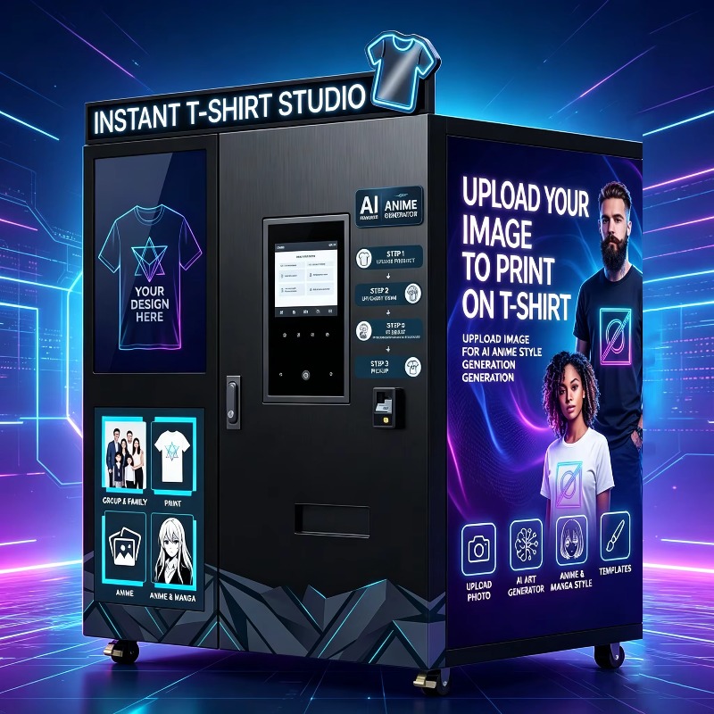 Arcade Ticket Machine - Máquina de Venda de Roupas Inteligente