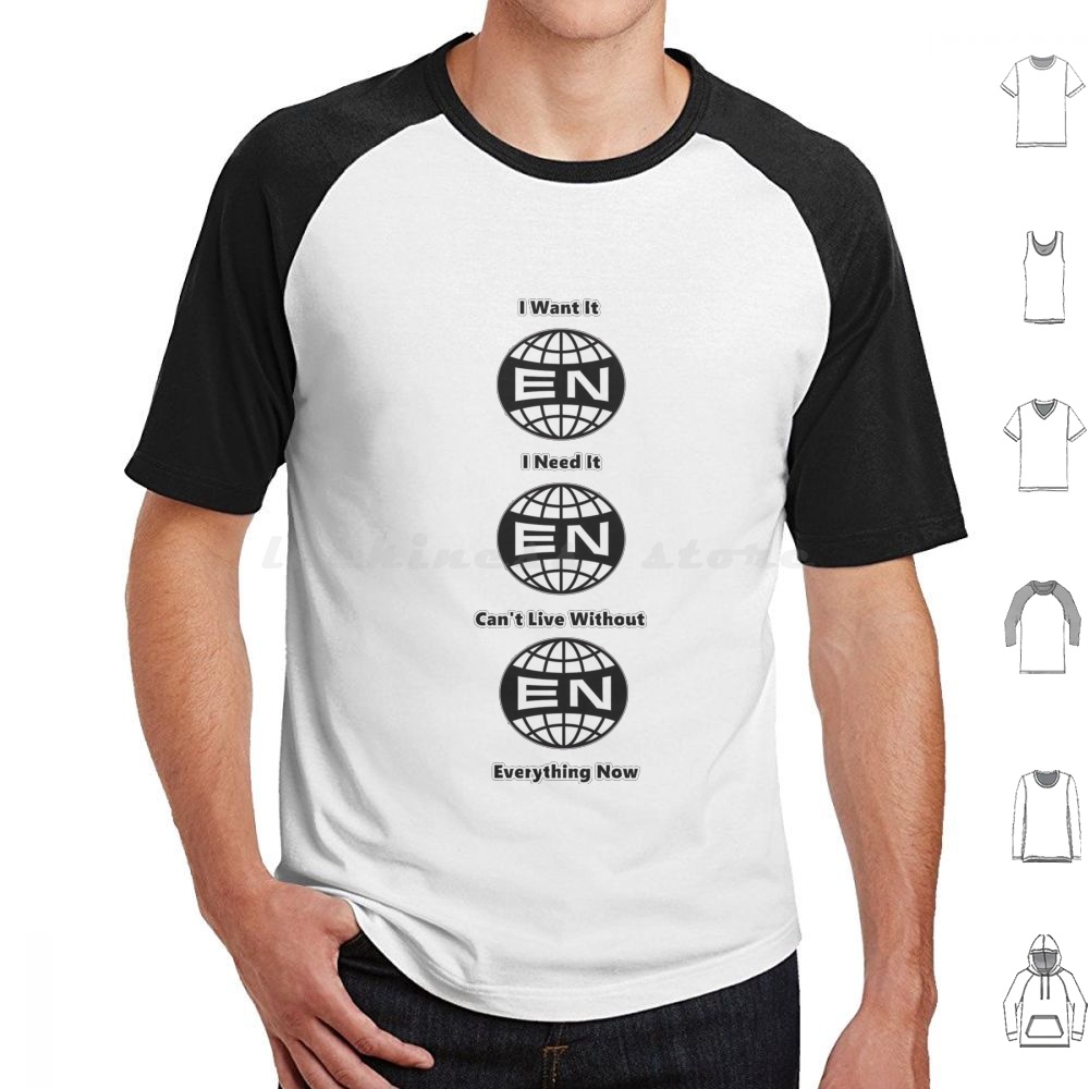 Arcade No - Arcade Fire-Everything Now Camiseta Tamanho Grande