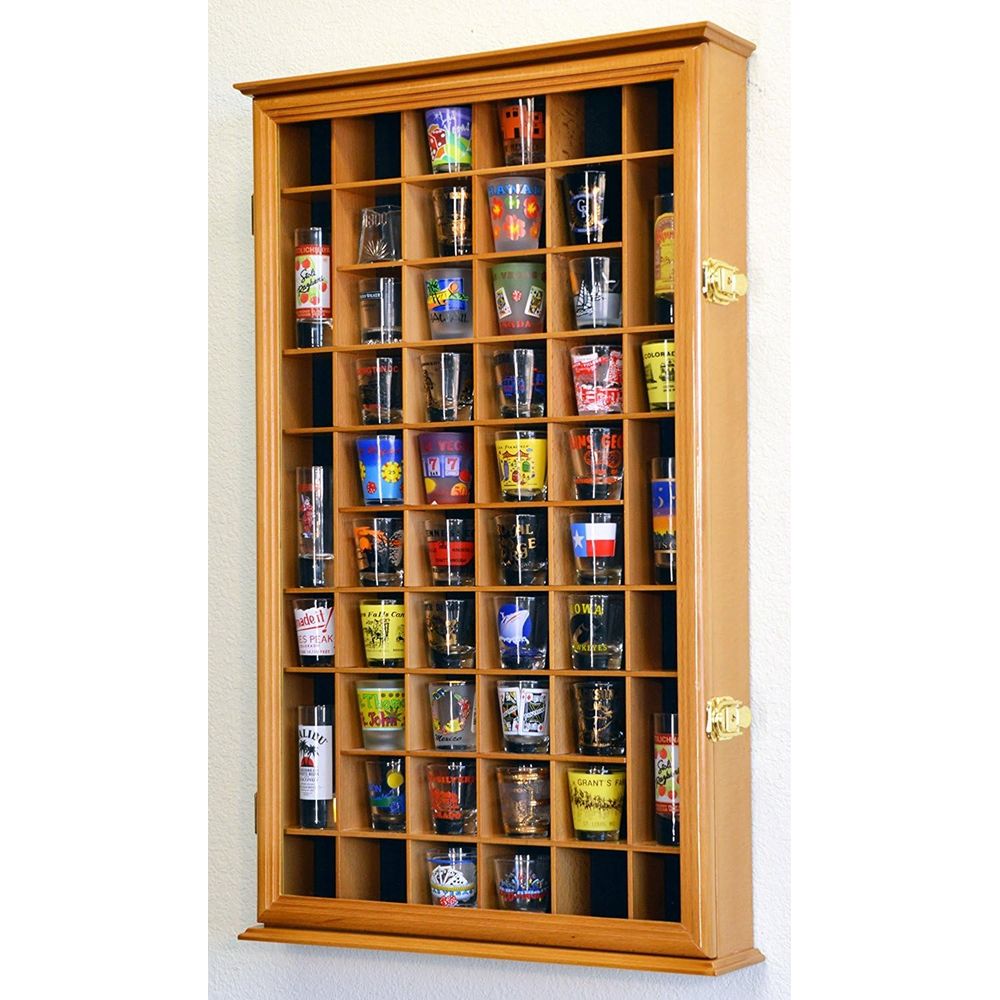 Glass Cabinet Display - Suporte de Parede para 54 Copos