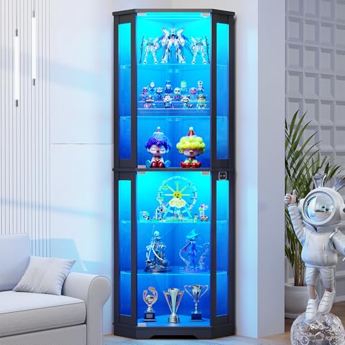 Glass Cabinet Display - Armário de Exibição de Canto de