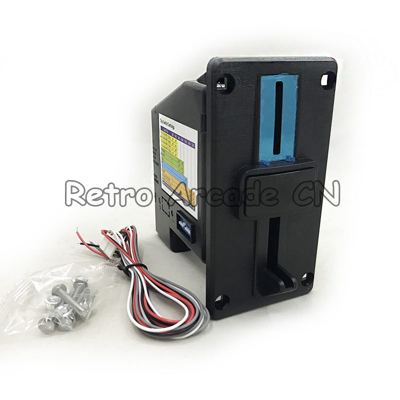 Arcade Games Vending - Eletrônico Multi Coin Acceptor Roll Down