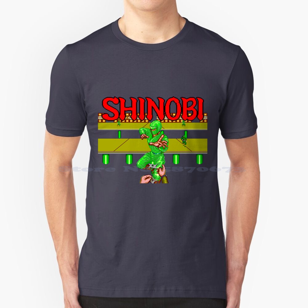 Arcade No - Shinobi-Camiseta Arcade Star do Master System,