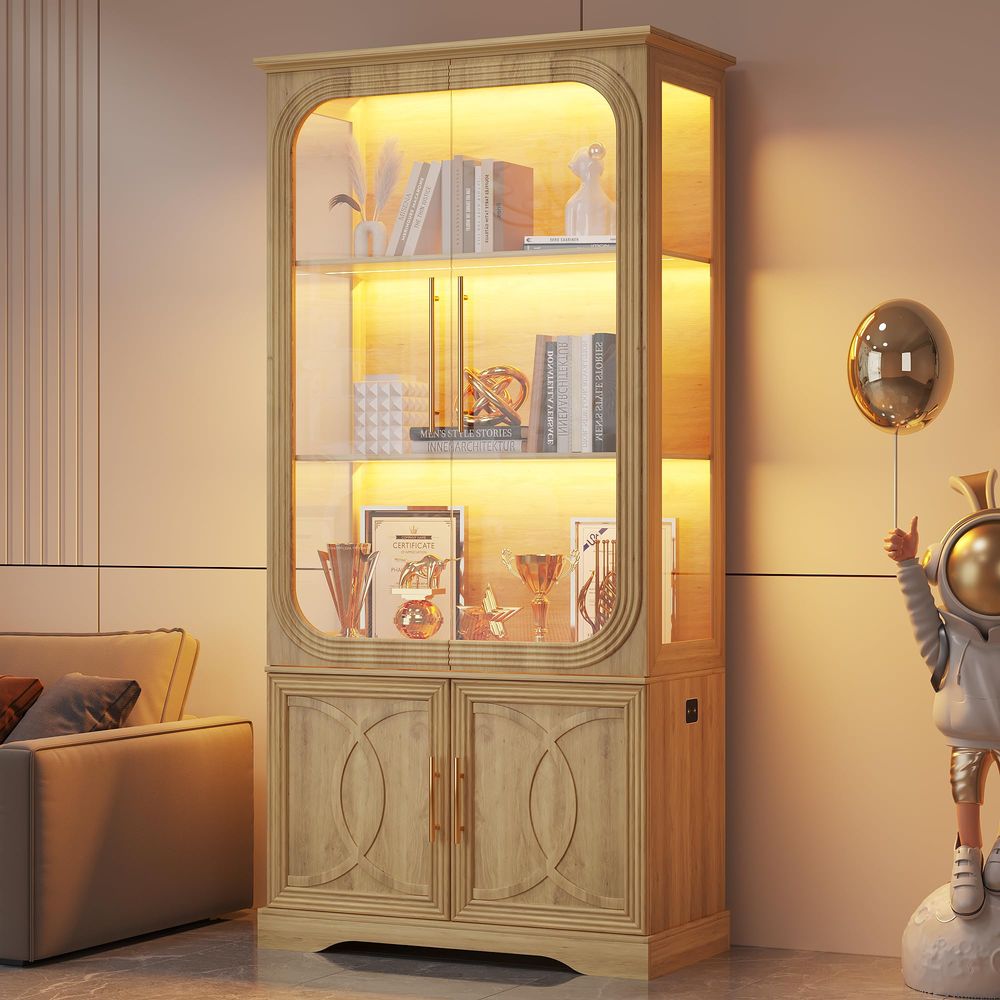 Armário Expositor com Portas d - Glass Cabinet Display avaliação e preço