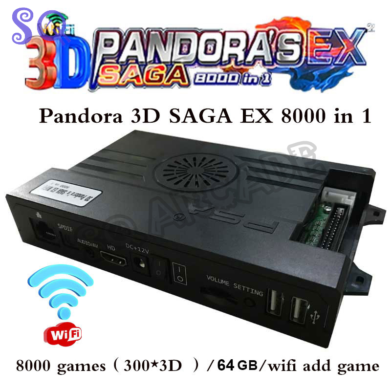 Arcade Pandora Saga Box EX2 80 - Arcade Ticket Machine avaliação e preço