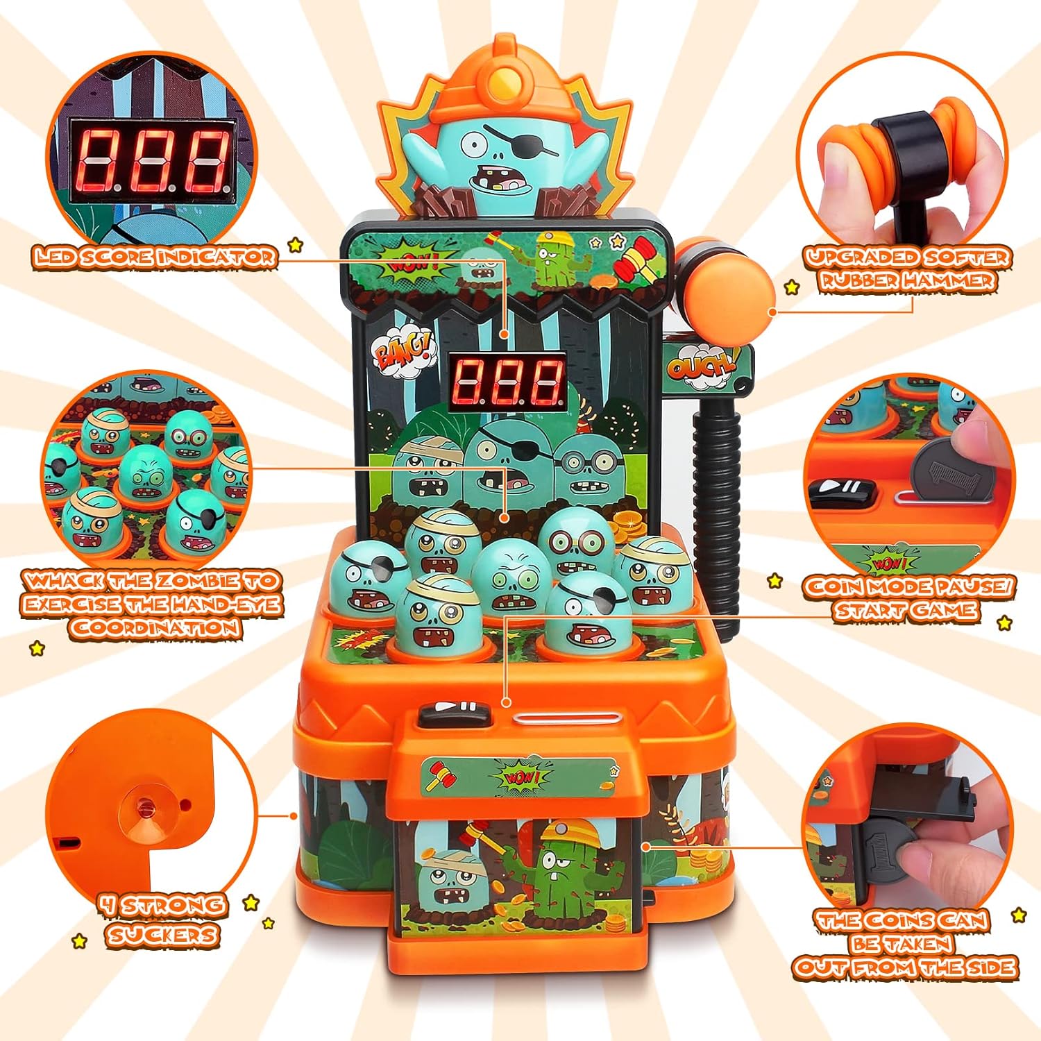 Jogo de arcade brinquedos whac - Whack A Mole Arcade avaliação e preço