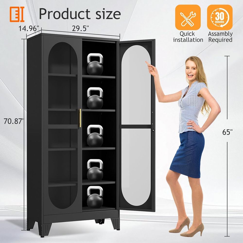 Armário Expositor com Fechadur - Glass Cabinet Display avaliação e preço