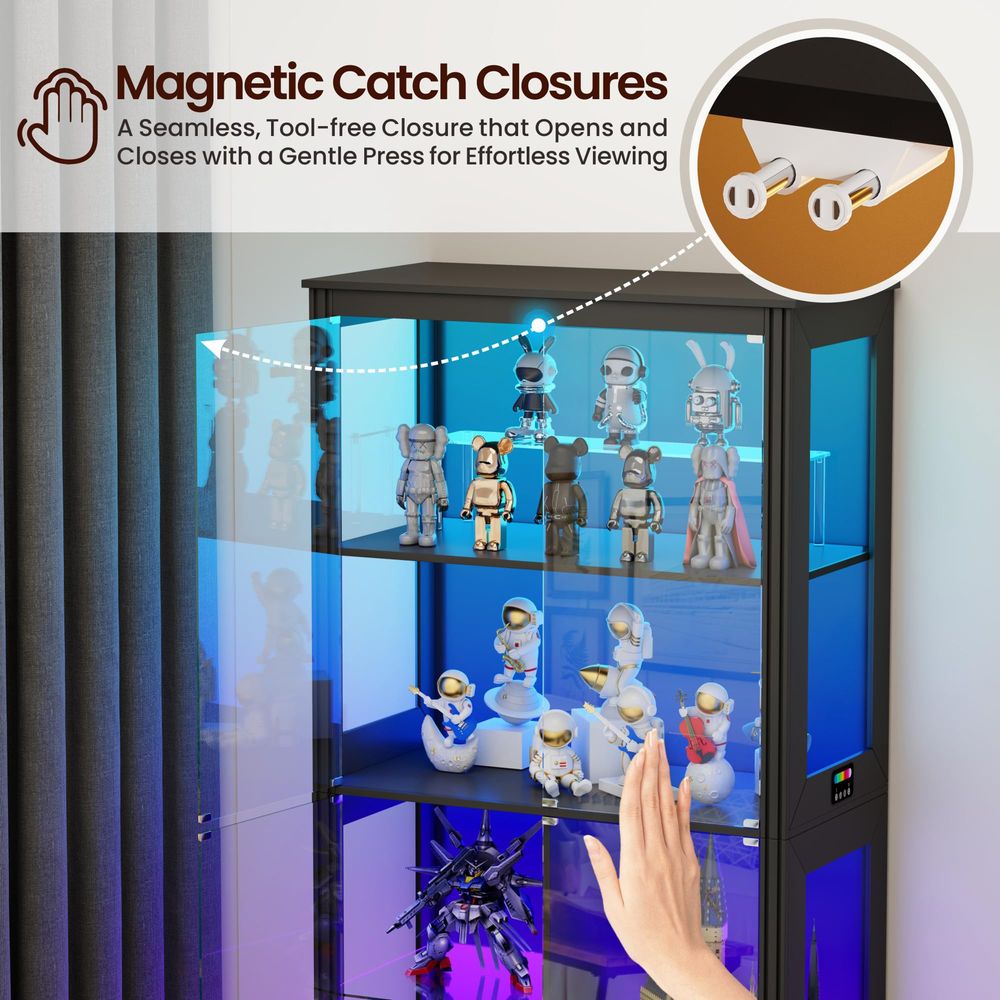 Armário Expositor de Canto Ilu - Glass Cabinet Display avaliação e preço
