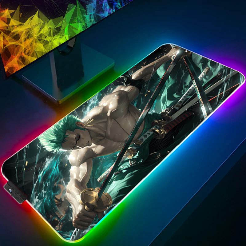 Uma peça zoro mouse pad rgb ac - Arcade No avaliação e preço