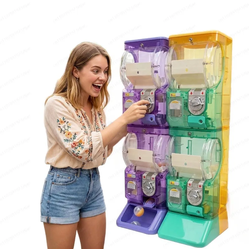 Máquina Gashapon Transparente  - Arcade Vending Machines avaliação e preço