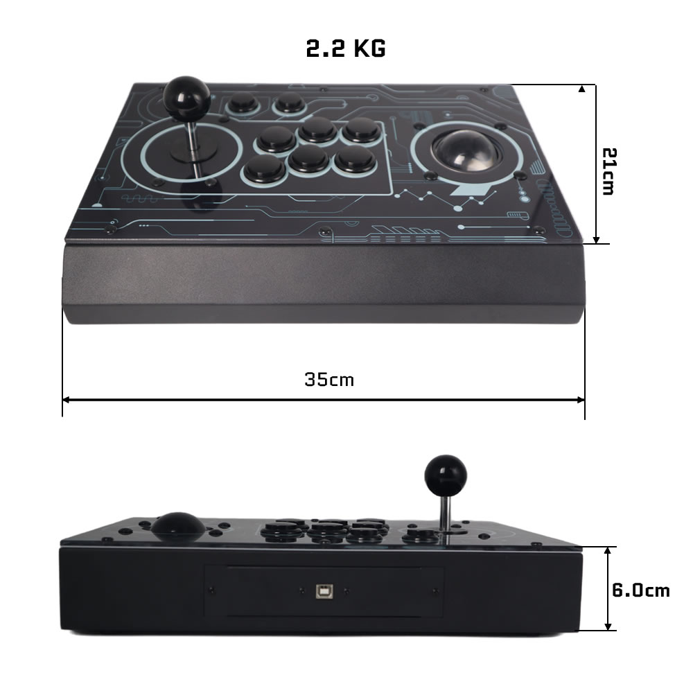 FightBox R10 Controle Arcade c - Trackball Controller Arcade avaliação e preço