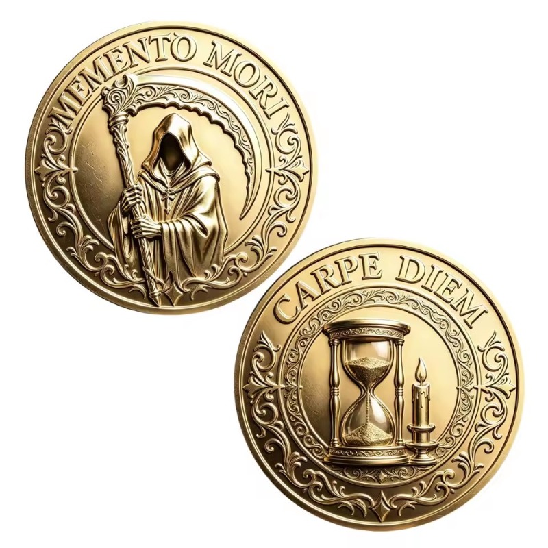 Moeda de Metal Banhada a Ouro  - Token Coin Mechanism avaliação e preço