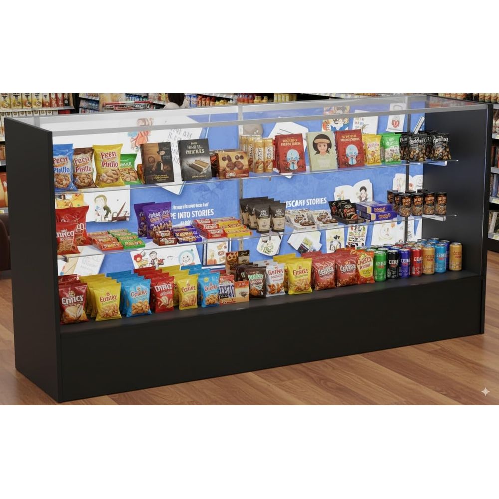 Vitrine de Visão Total 72 com  - Glass Cabinet Display avaliação e preço