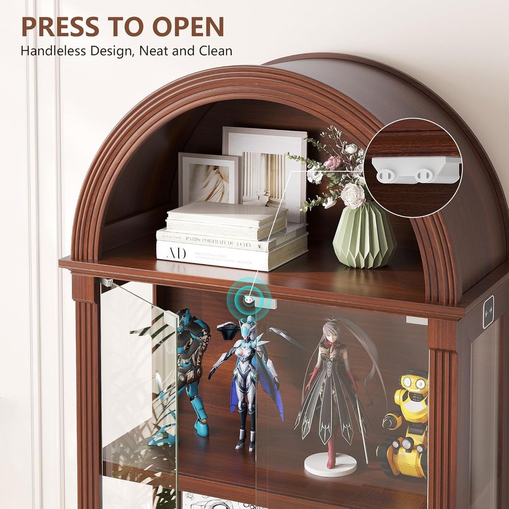 Armário Curio com Porta de Vid - Glass Cabinet Display avaliação e preço