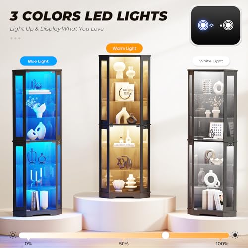 Armário de Exibição de Canto d - Glass Cabinet Display avaliação e preço