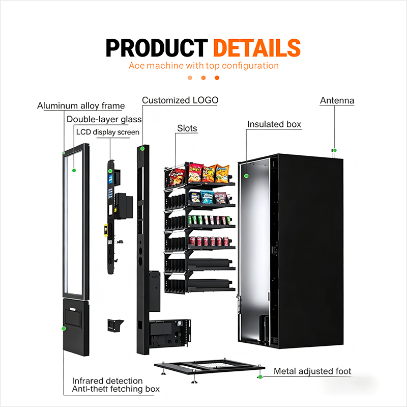 Máquina de Venda Automática de - Commercial Vending Machine avaliação e preço