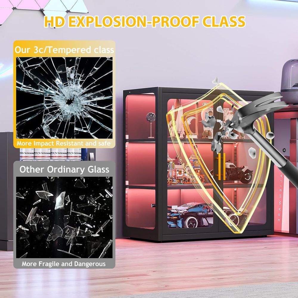 Armário Expositor de Vidro Alt - Glass Cabinet Display avaliação e preço