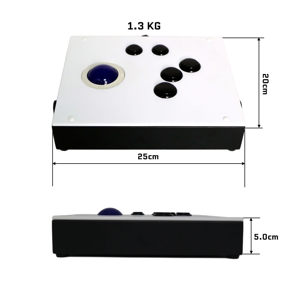 FightBox R6 USB Sanwa Button A - Trackball Controller Arcade avaliação e preço