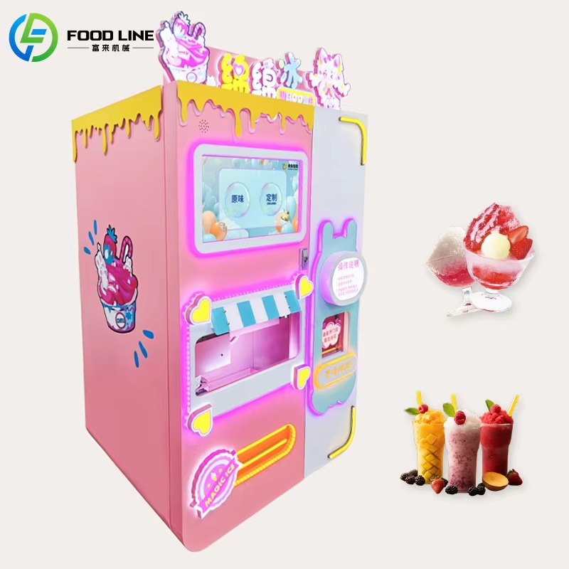 Máquina Automática de Smoothie - Slushie Machine Vending avaliação e preço